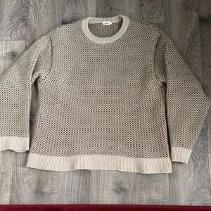 Elegant Beige Crewneck Sweater